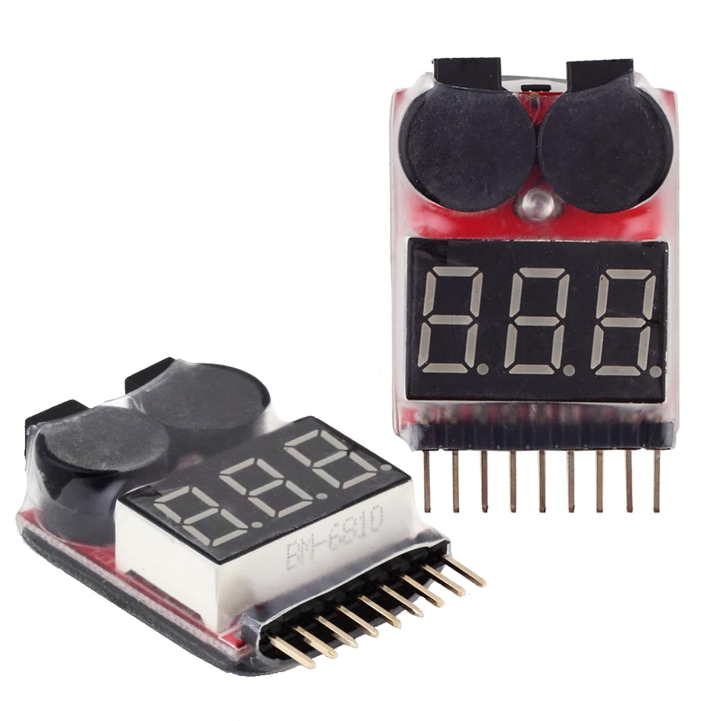 2-8S Lipo Battery Voltmeter w/Buzz Alarm