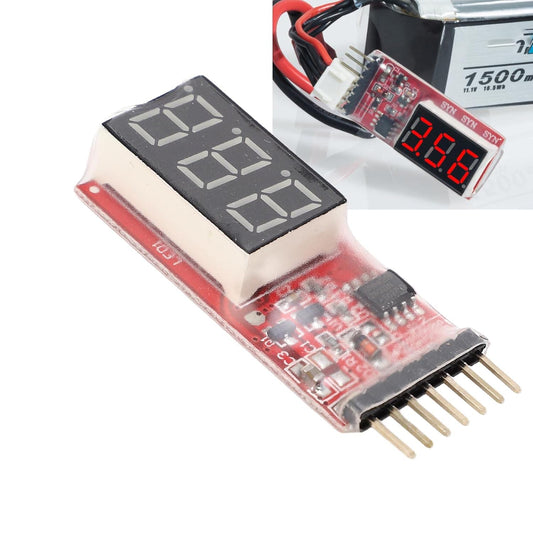 2-6 Cell Lipo Battery Voltmeter