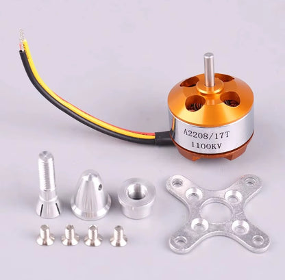Brushless 2208/17T 1100kv Motor (Park 370 equiv.)
