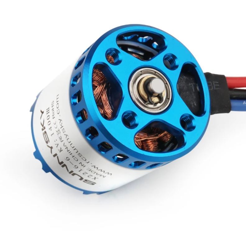 SunnySky X Series X2216-1400kv V3 Brushless Motor Short Shaft