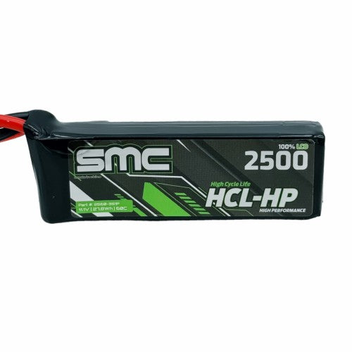 3S 2500mah 60C SMC HCL-HP 11.1V Flight Pack