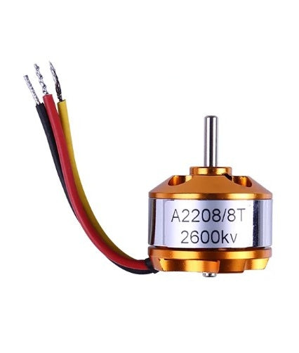 Brushless 2208/8T 2600kv Motor (Park 370 equiv.)