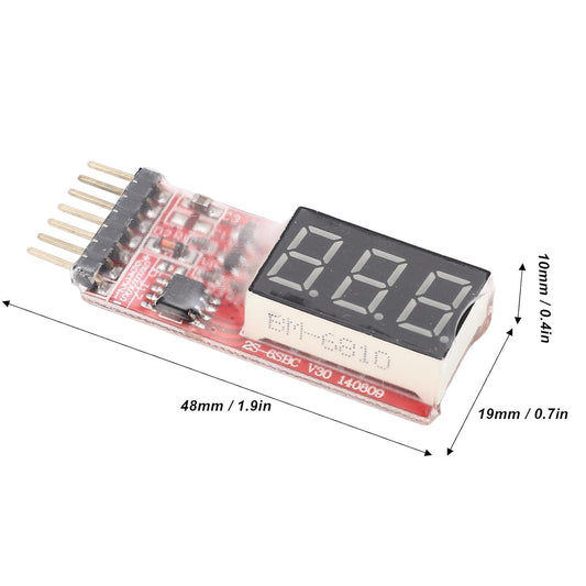 2-6 Cell Lipo Battery Voltmeter