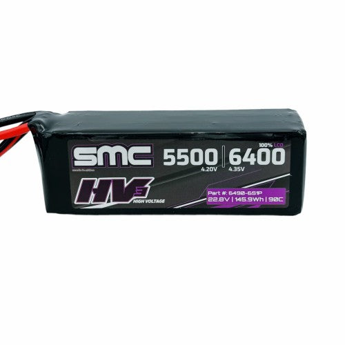 6S 6400mah 90C SMC HV3 22.8V
