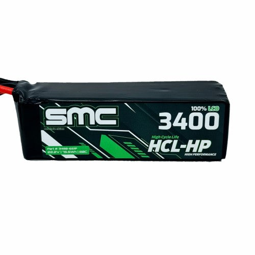 SMC HCL-HP 22.2V 3400mAh 80C Flight Pack