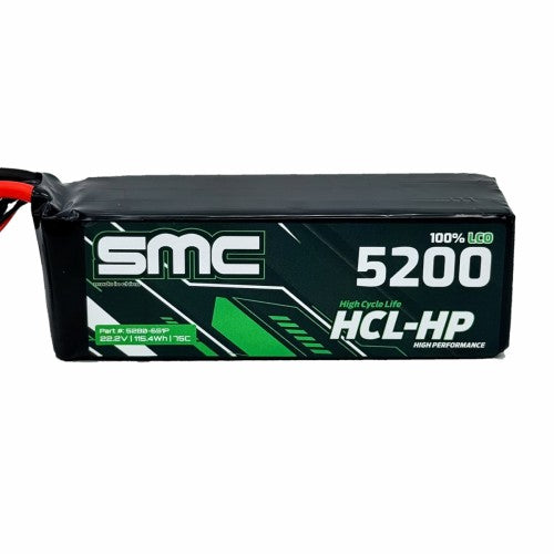 SMC HCL-HP 22.2V 5200mAh 80C Flight Pack
