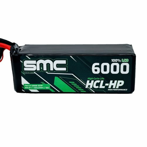 SMC HCL-HP 22.2V 6000mAh 80C Flight Pack