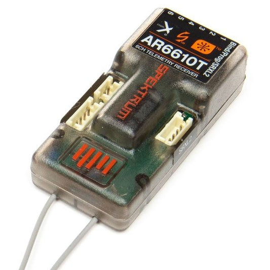 Spektrum AR6610T DSMX 6-Channel Telemetry Receiver SPMAR6610T