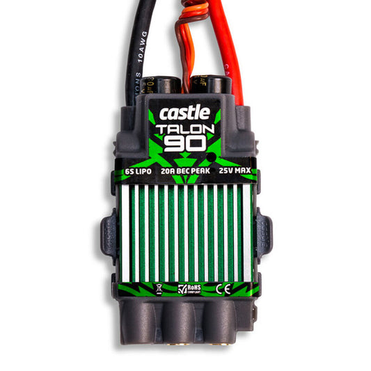 Castle Creations Talon 90-Amp 25V BL ESC with 20-Amp BEC CSE010009700