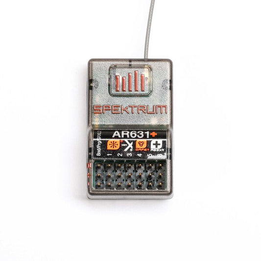 Spektrum AR631+ DSMX 6-Channel AS3X+ & SAFE Receiver SPM-1031
