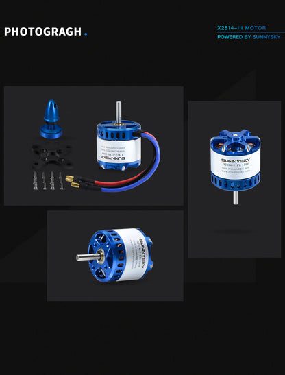 SunnySky X Series X2814-1400kv V3 Brushless Motor